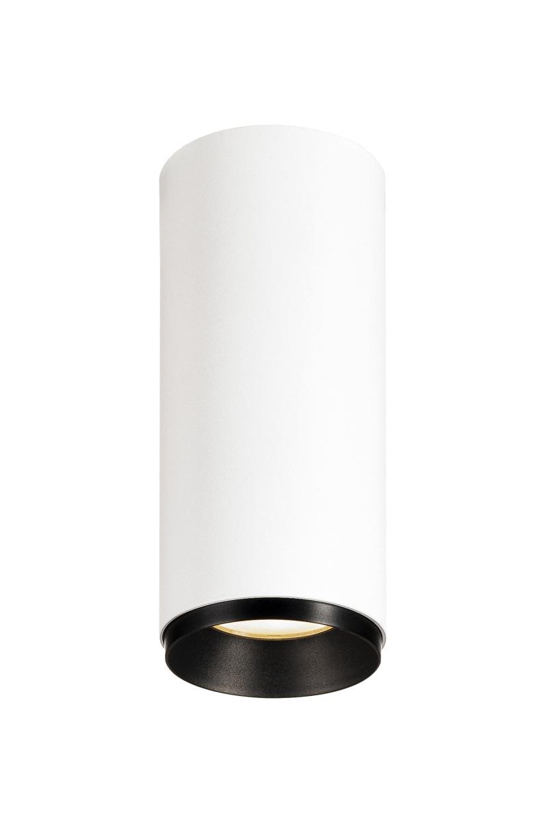 SLV OpbouwspotNuminos S cilinder wit/zwart 3000K - 60gr - 1004136
