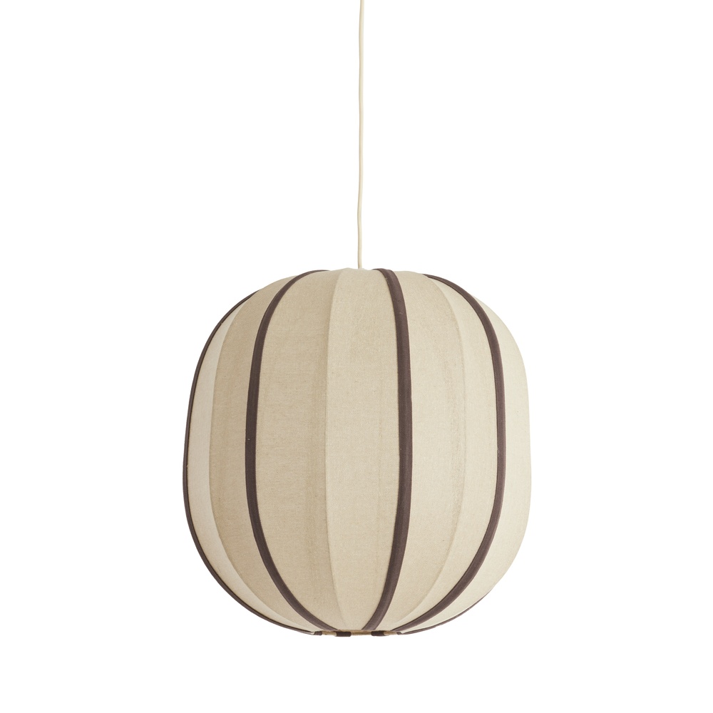 Light & Living Japandi hanglamp Esmiria Ø 51cm - donker bruin - 2995384
