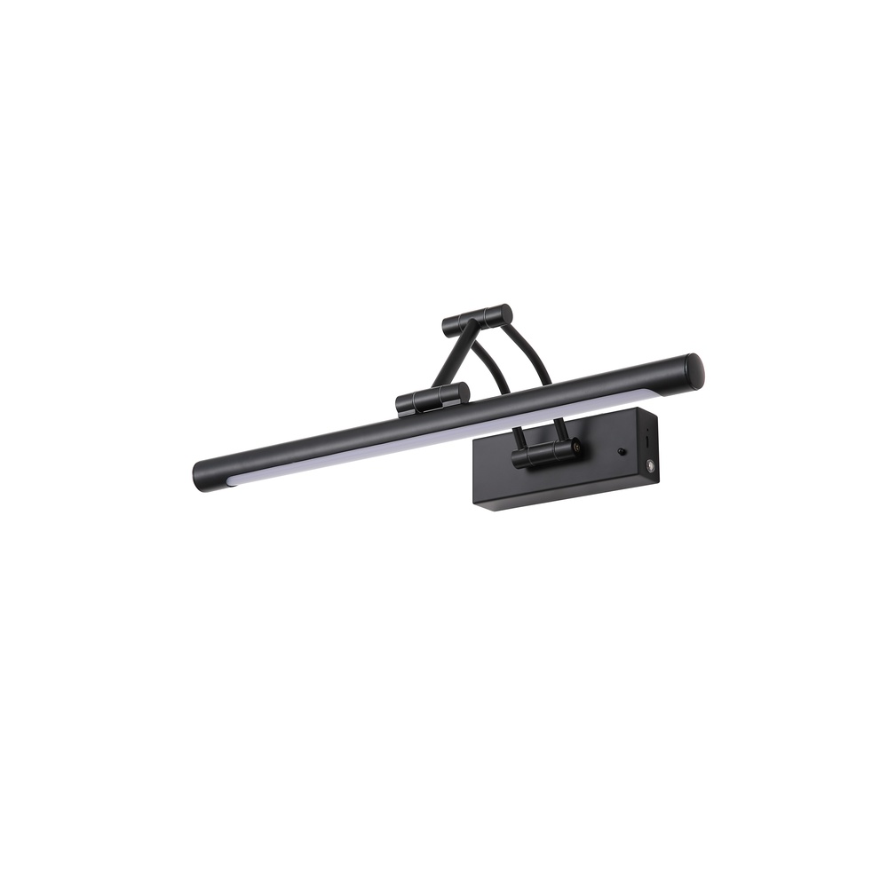 Searchlight USB Oplaadbare schilderijlampHerron zwart - 96510-45BK