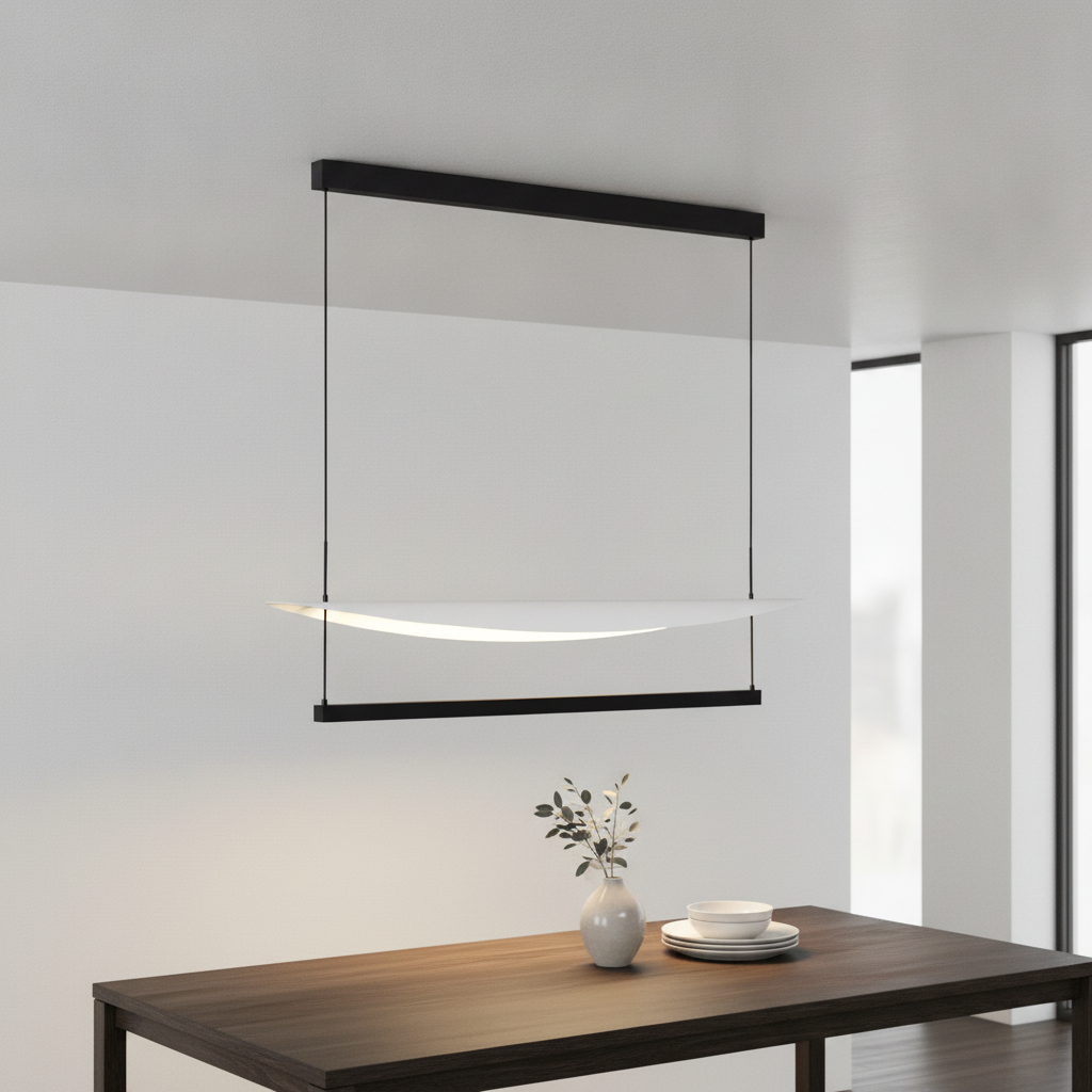 Lyora HanglampDiona ovaal zwart met wit 2700K - 9580577