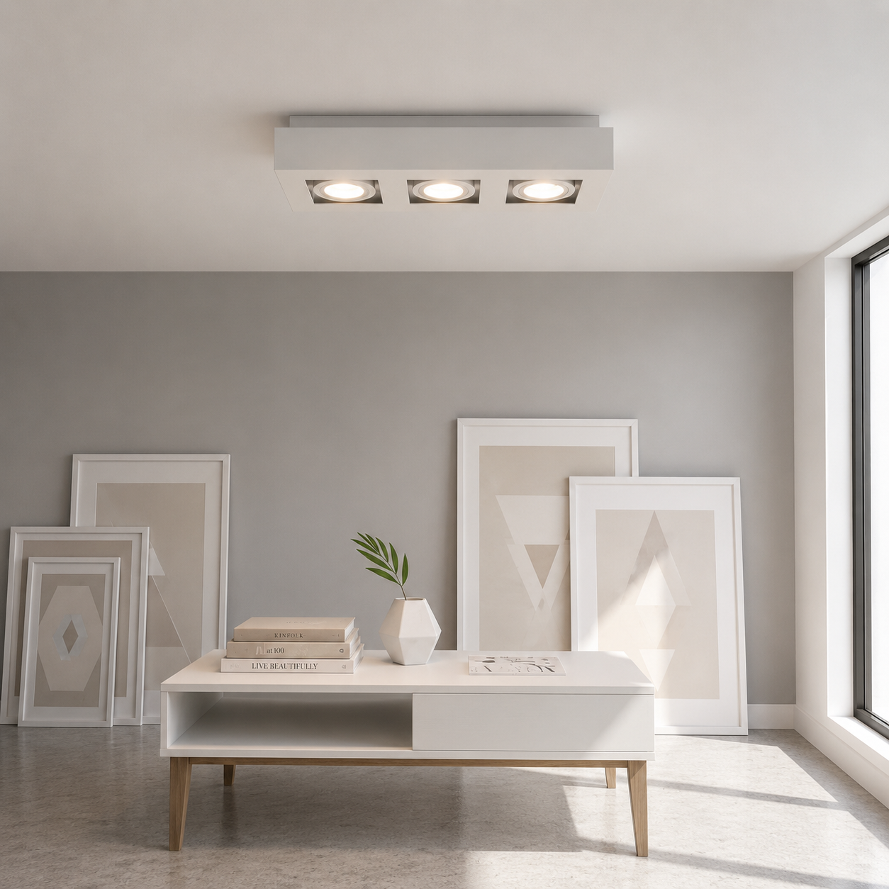 Artdelight OpbouwspotBosco 3-lichts - PL BOSCO3 WI