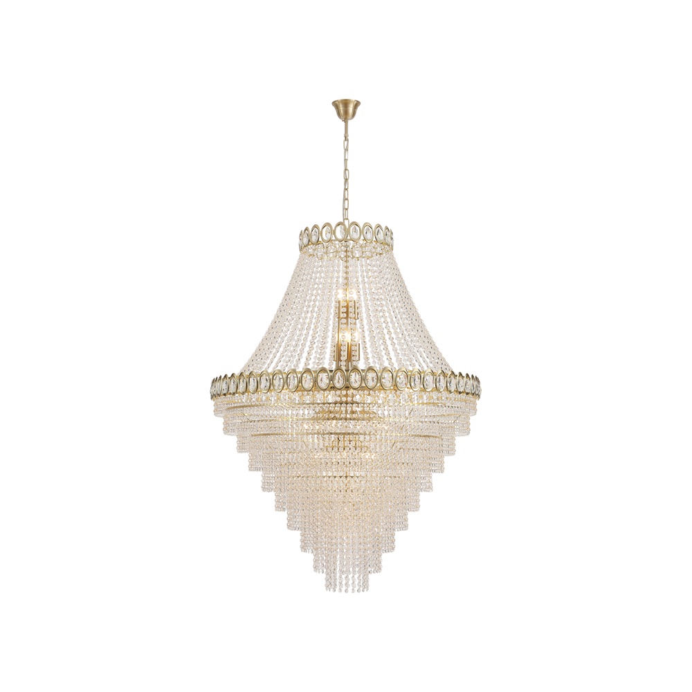 Searchlight KroonluchterLouis goud Ø 100cm - 1711-102SB