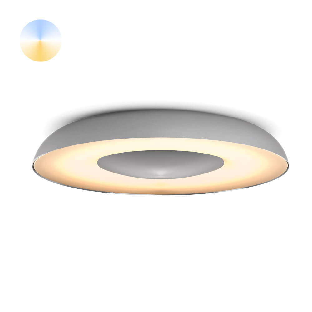 Philips Plafondlamp Hue Still - White Ambiance Ø 39,1cm zilvergrijs - 929003055401