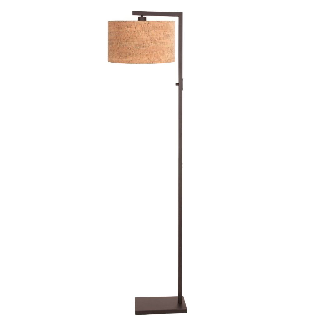 Steinhauer VloerlampStang met kurk kap - 4874CA