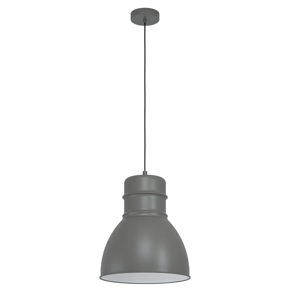 Eglo Grijze hanglamp Ebury Ø 38cm - 43622