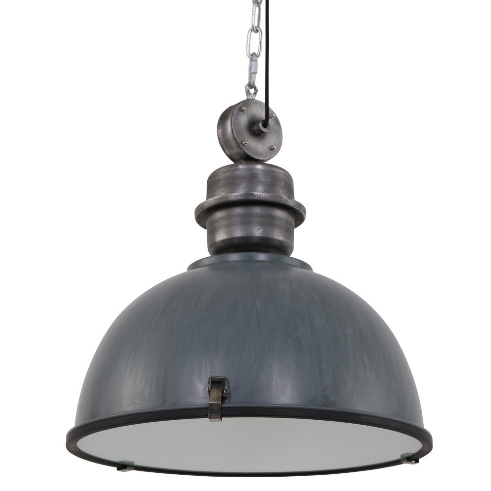 Steinhauer HanglampBikkel XXL vintage grijs met nikkel - 7834GR