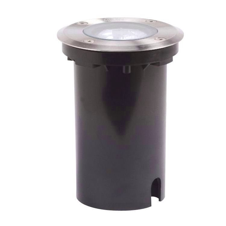 KonstSmide GrondSpot 11cm rond RVS - 7606-000 afbeelding