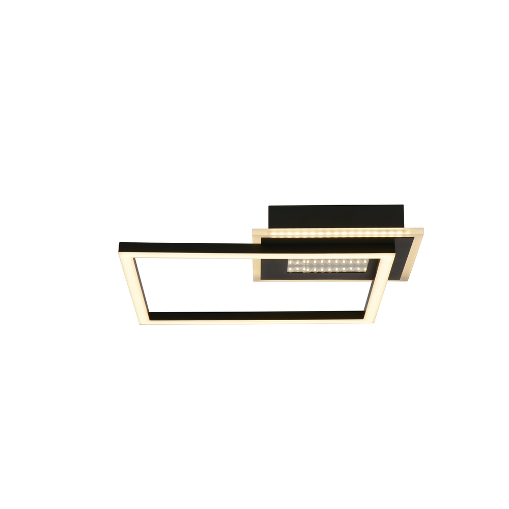 Searchlight PlafondlampQuadrate zilvergrijs - 44250BK
