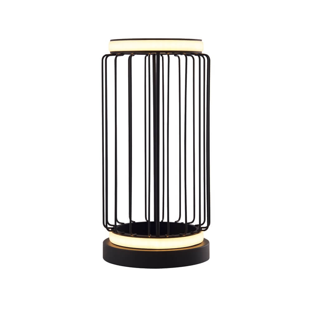 Searchlight Led tafellamp Circolo - EU54210-1BK