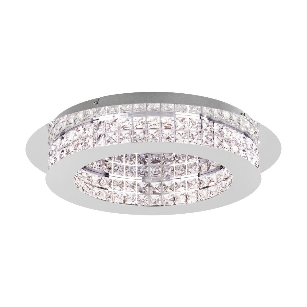 Stars of Light Kristallen plafondlamp Principe 50 50cm metaalgrijs - 39401