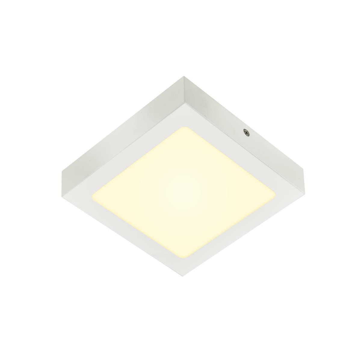 SLV Vierkante plafondlampSenser 18 - 1003018