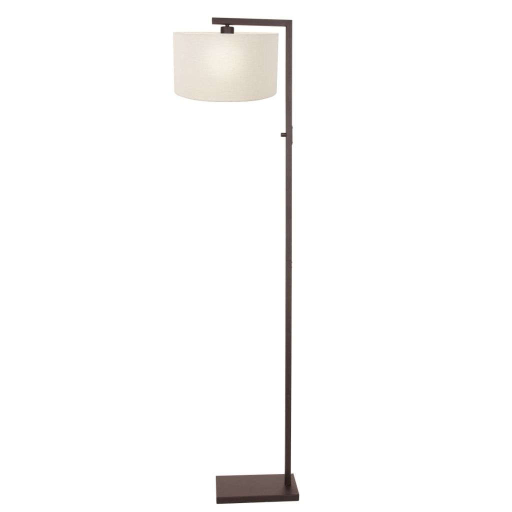 Steinhauer VloerlampStang met witte kap - 4877CA
