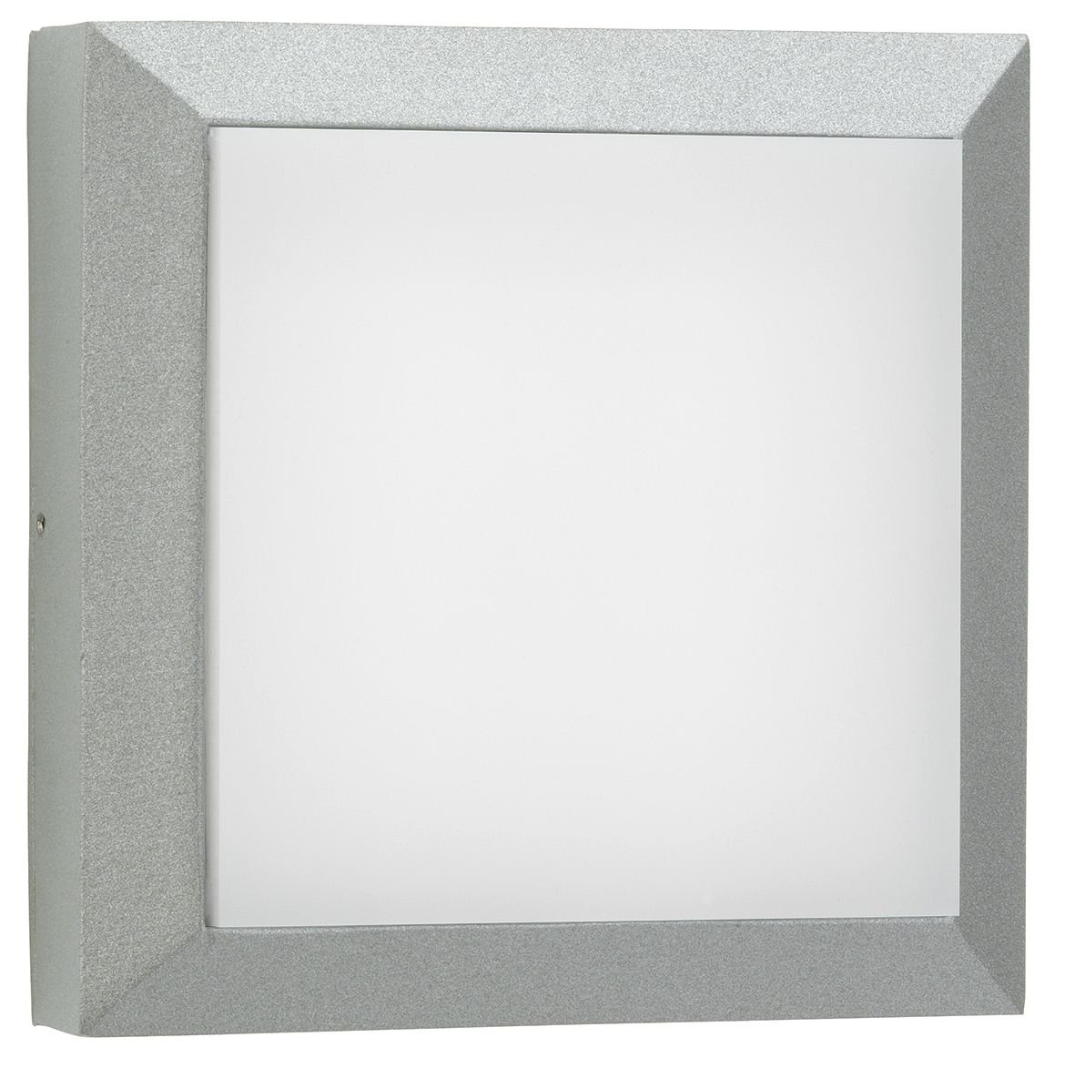 Albert Vierkante wandlamp buiten Parel 26cm-grijs - 696561