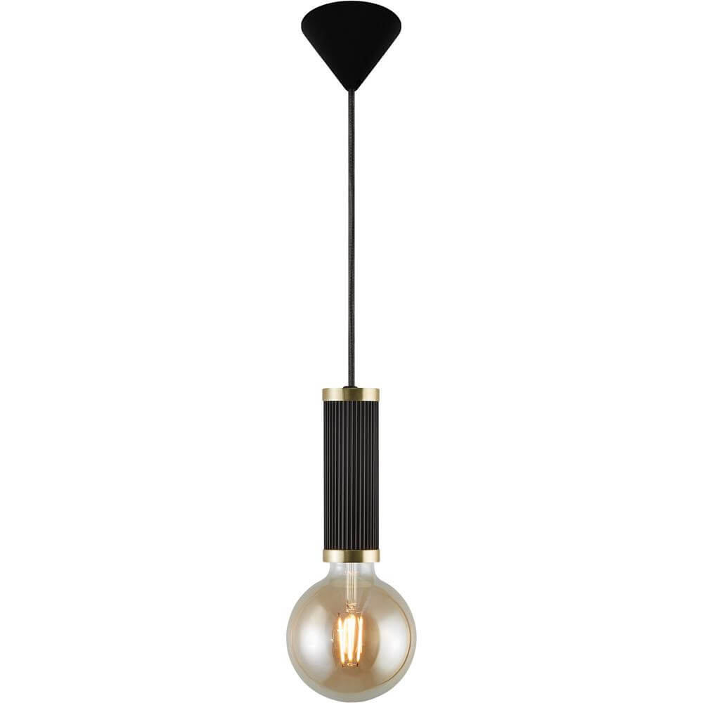 Nordlux HanglmapGalloway zwart met goud - 2011053003