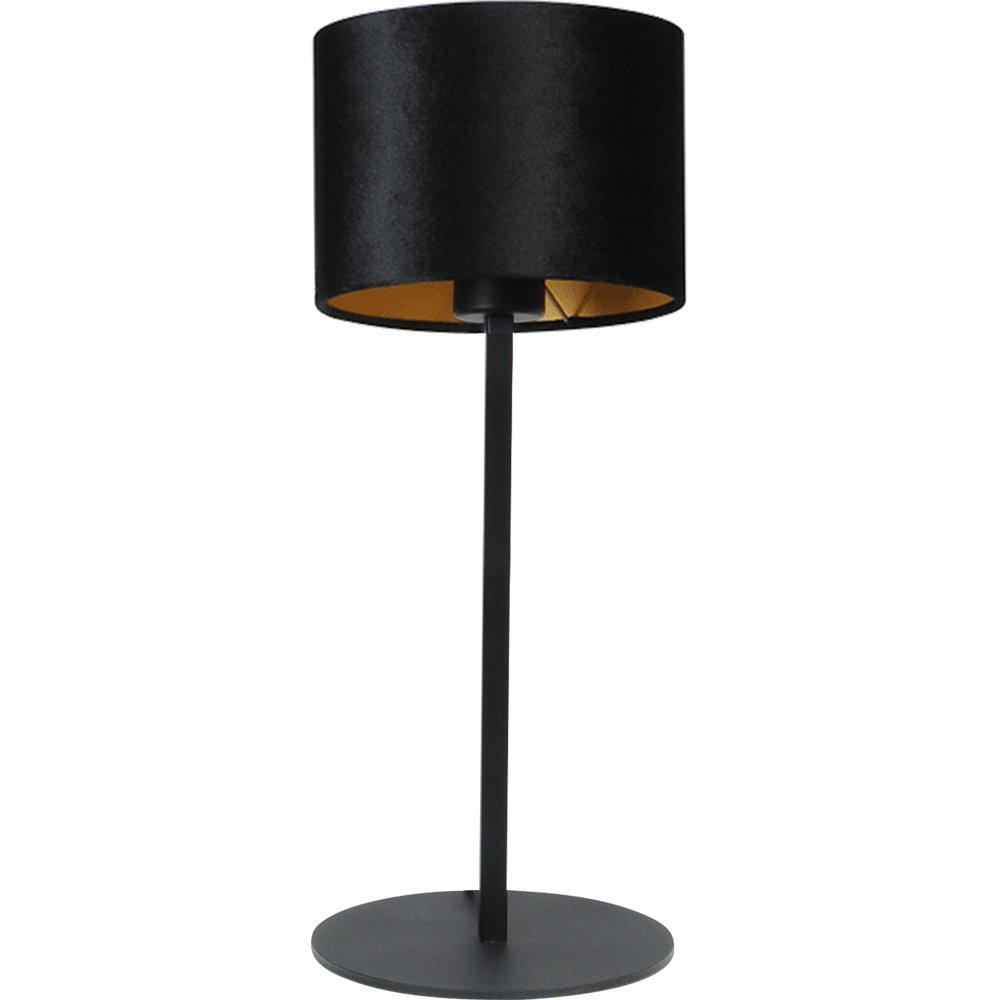 Masterlight Zwarte tafellamp Venus met zwarte lampenkap - 4470-05-05-30