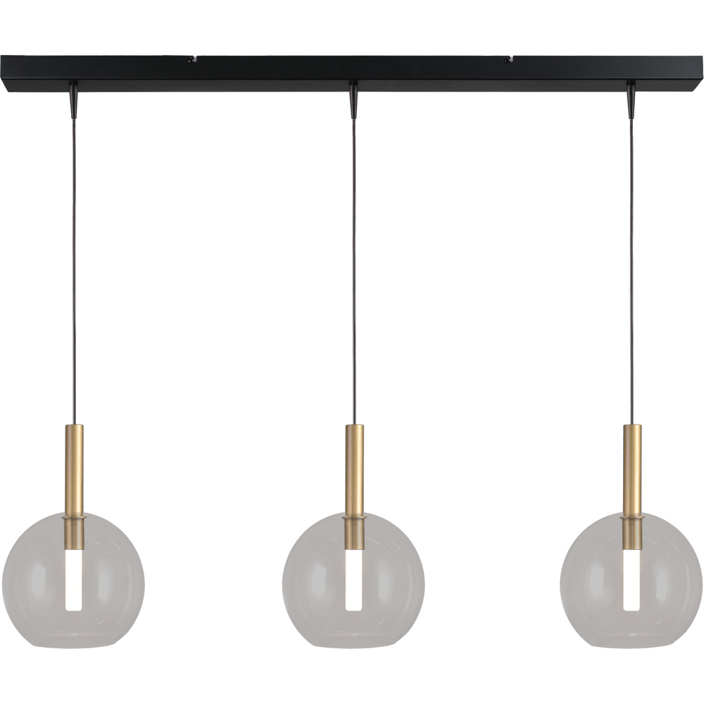 Masterlight 3L hanglamp Ø 17cmLido Ball goud met helder glas - 2861-02-00-100-3-1