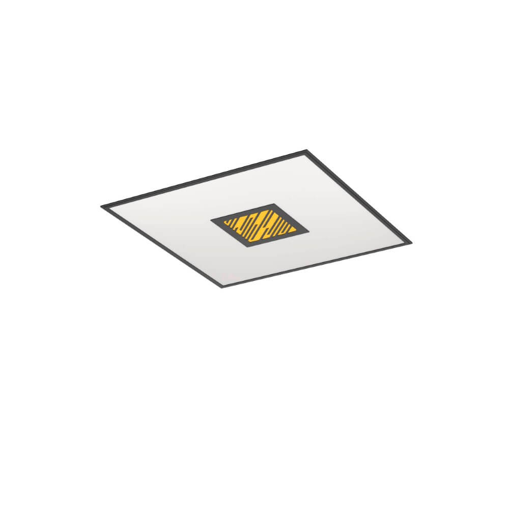 Eglo Zwarte led plafonnièreBordonara 60x60 - 900572