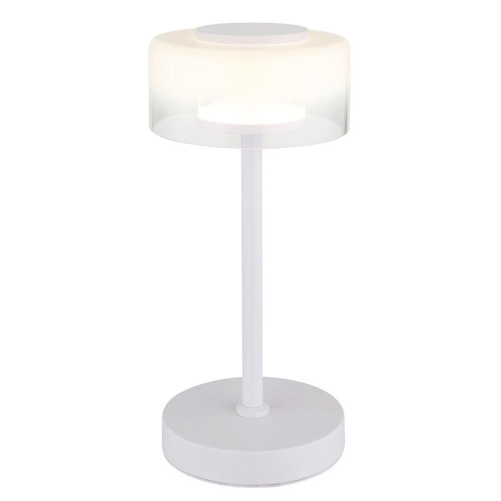 Globo Design tafellamp Belinda wit - 16024TW