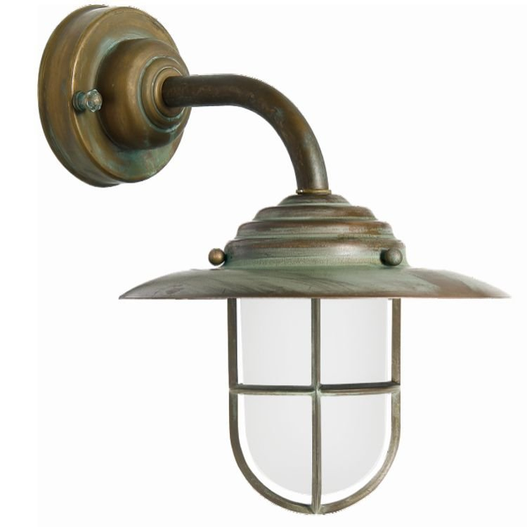 Franssen StallampMaritime landelijk 30cm koperbruin - 23134-36