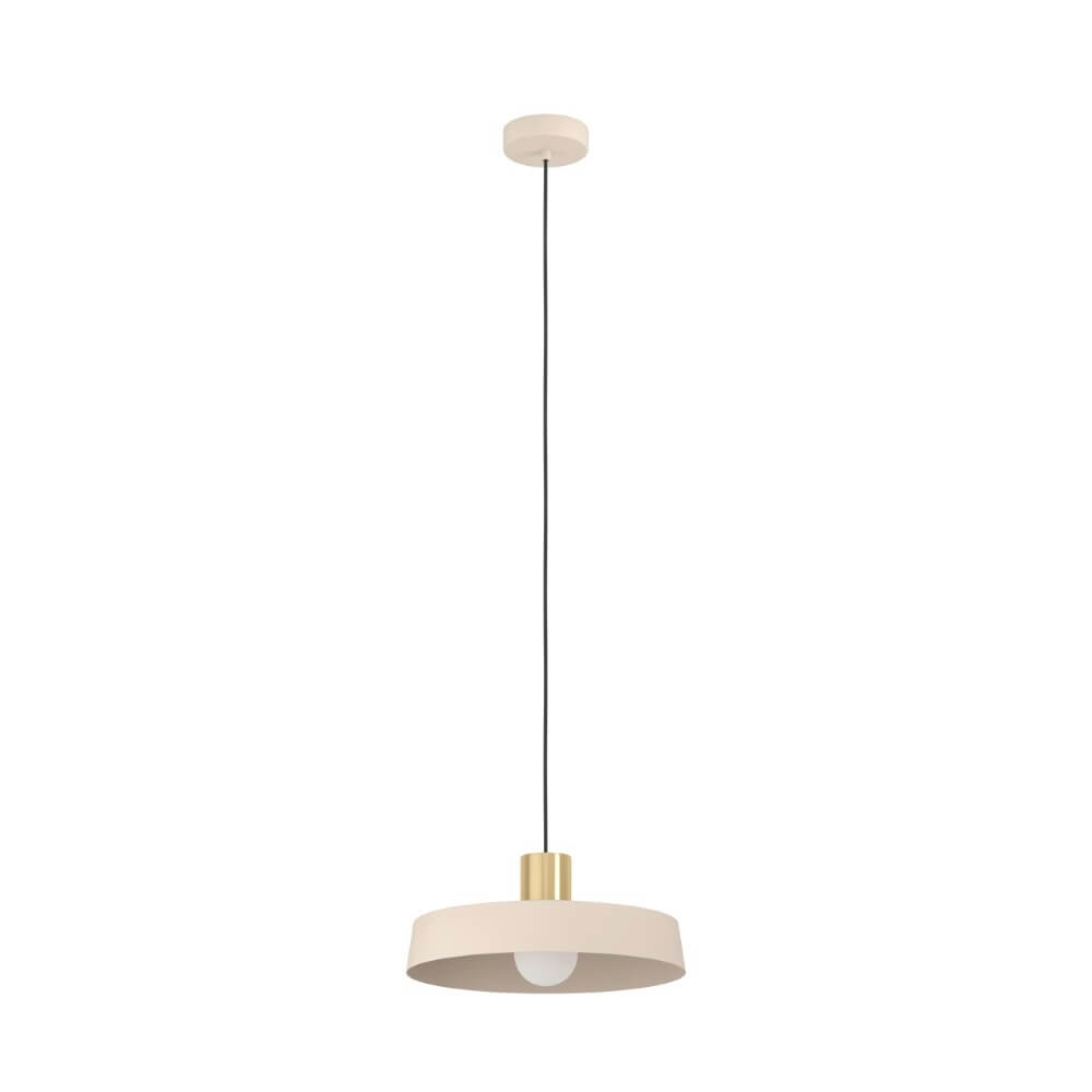 Eglo Hanglamp Valdiola zandbruin Ø 36cm - 900429