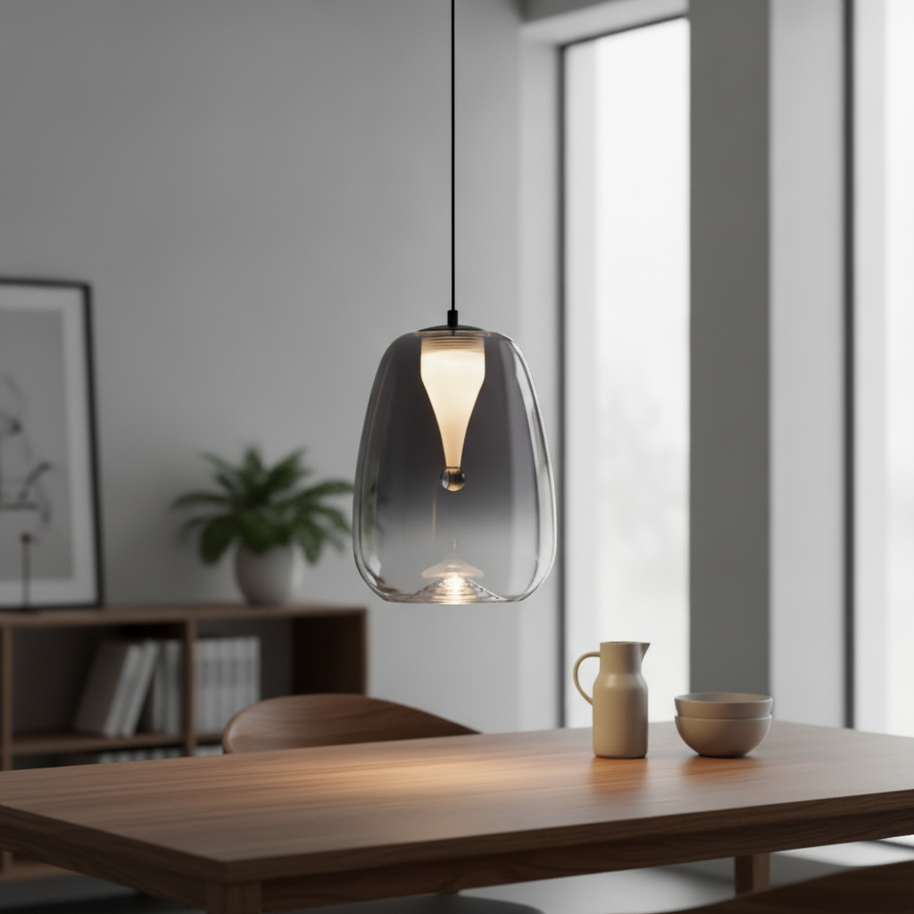Lyora Design hanglampOblo 1-lichts smoke glas - 9009174