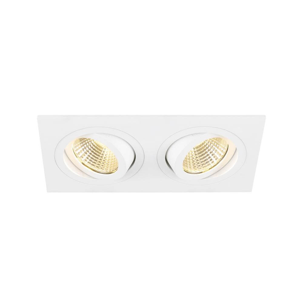 SLV Witte inbouwspotNew Tria 155 2x Led 3000K - 1008513