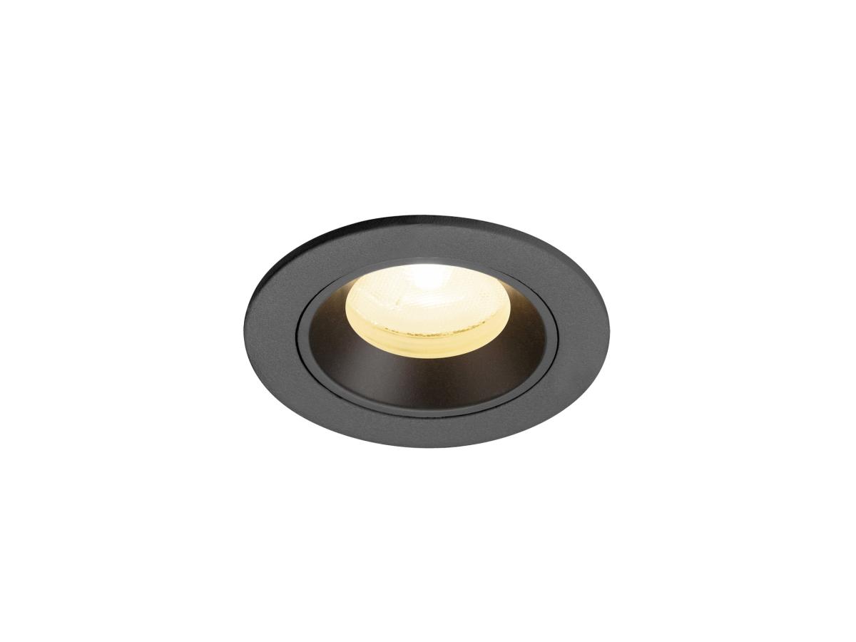SLV InbouwspotNuminos XS zwart 3000K - 20gr - 1009289
