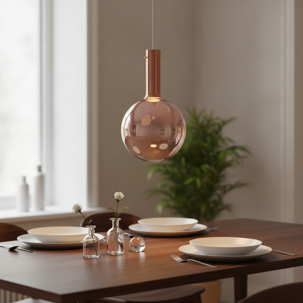 Lyora HanglampNostos roze glas - 110958