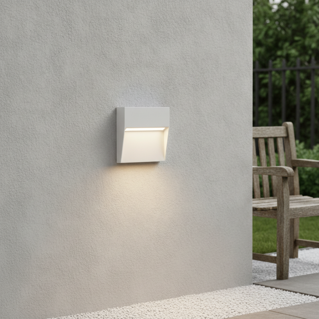 Lyora Vierkante wandlampNectar design wit - 109030