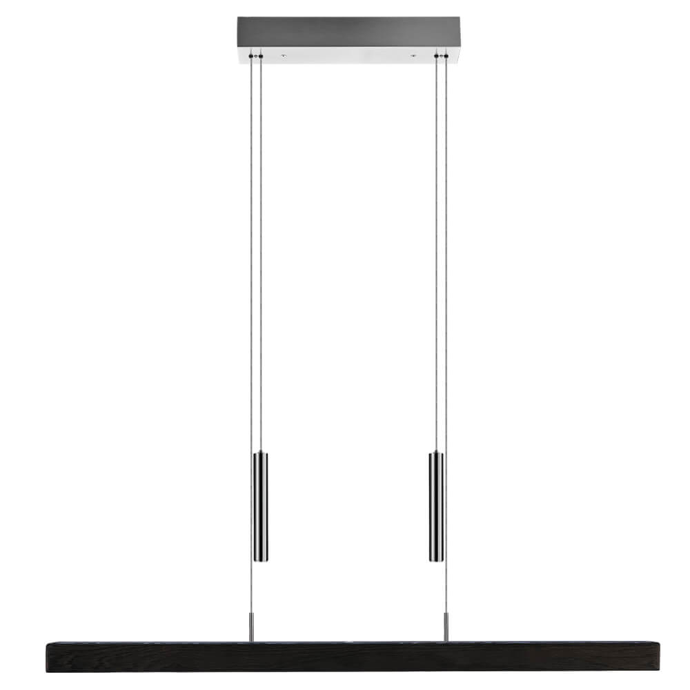 HerzBlut HanglampLeonora 85 cm - oak coal - 10641 afbeelding