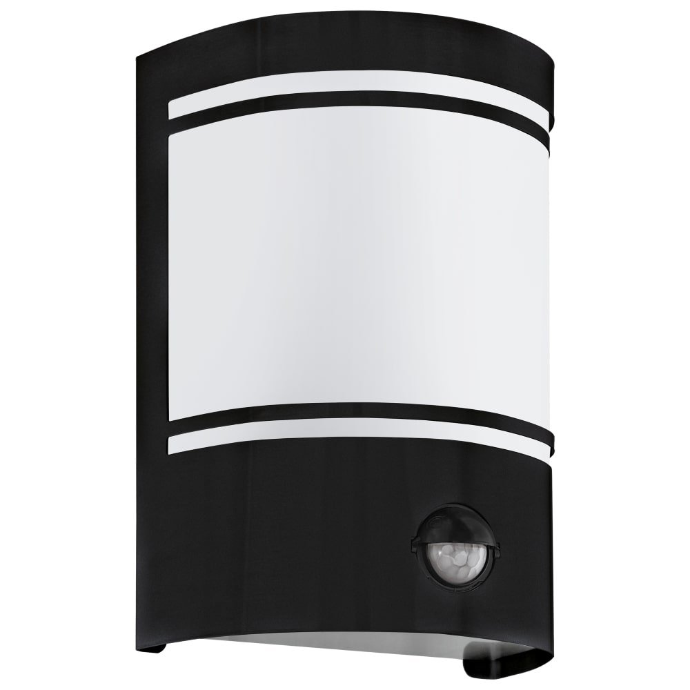 Eglo Zwarte buitenlamp City met bewegingssensor - 99566