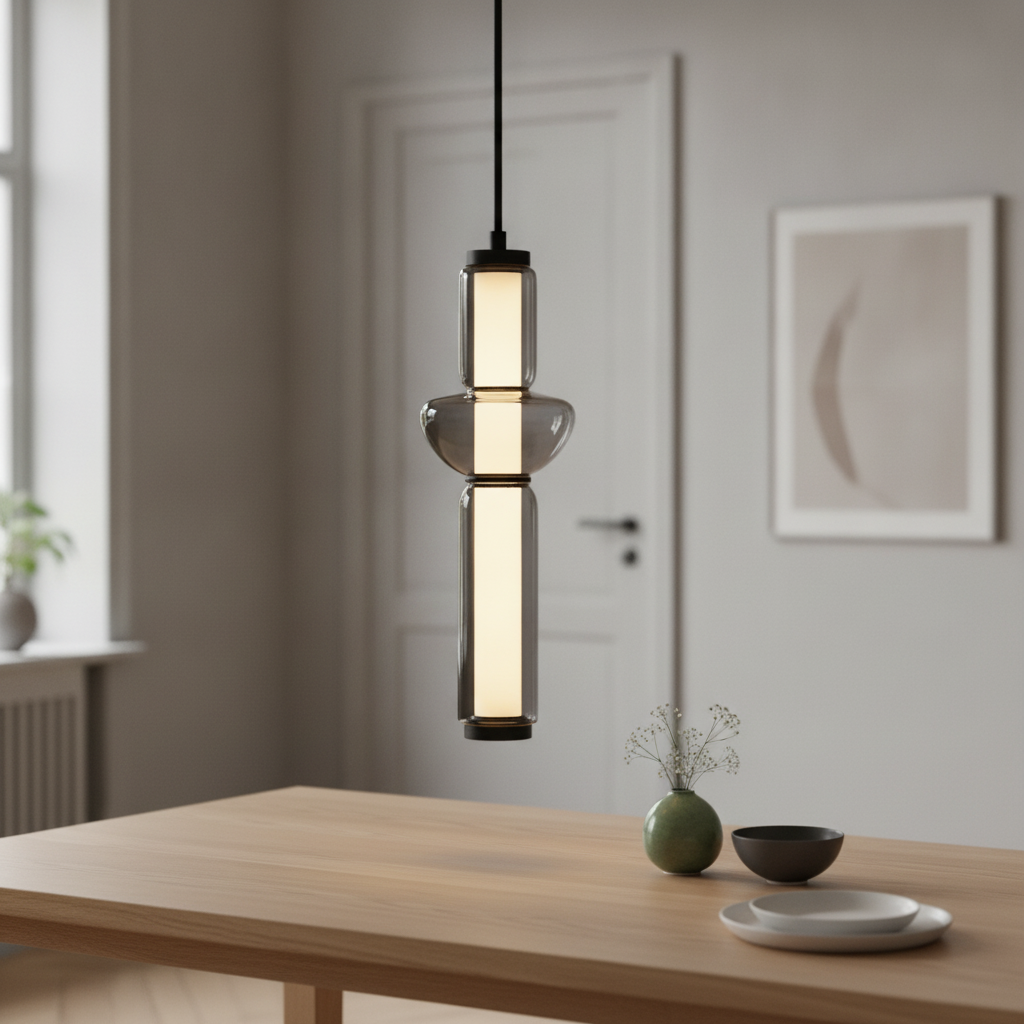 Lyora Design hanglampUlon 1-lichts smoke glas - 9009180