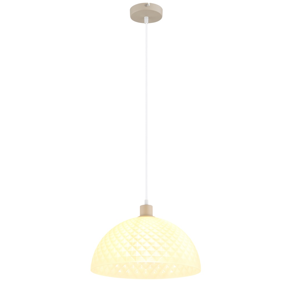 Globo Enkele hanglamp Selma zand bruin - 1501S