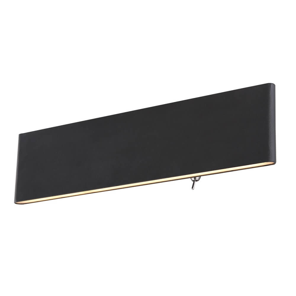 Globo Design wandlamp Siegfried M zwart met schakelaar - 41751-12B