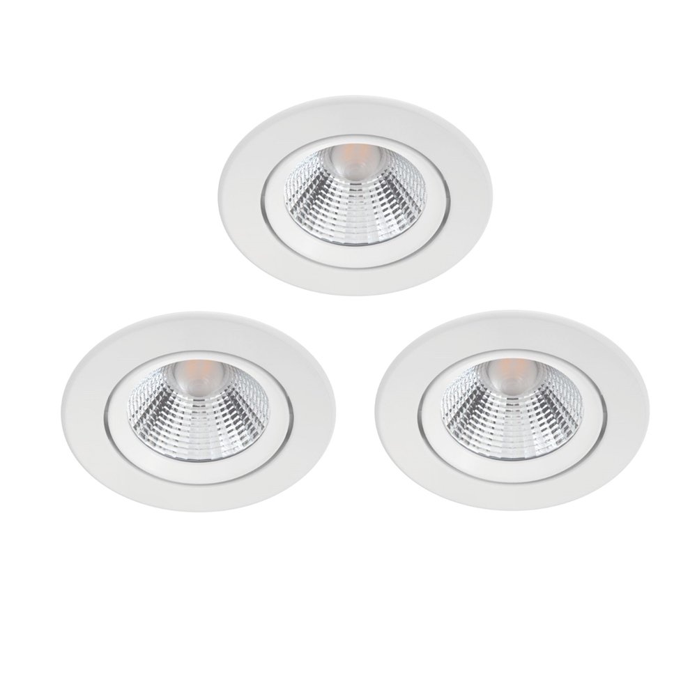 Philips Set van 3 inbouwspotsSparkle wit - 75598000