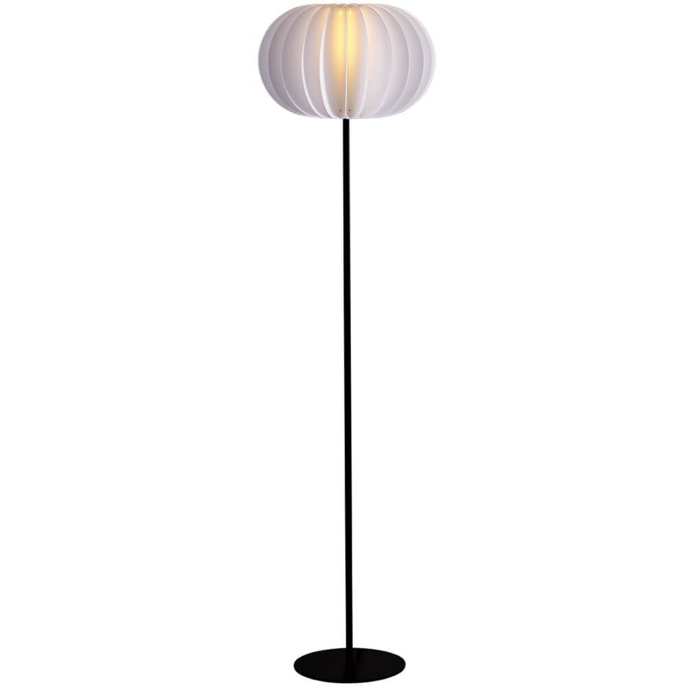 Masterlight Design vloerlamp Arena met witte kap - 1720-05-130-40