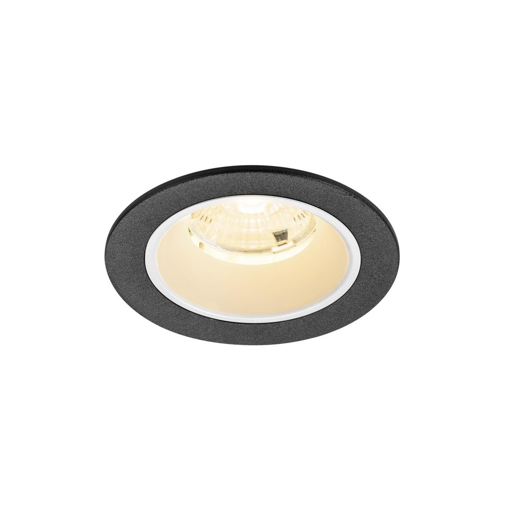 SLV InbouwspotNuminos S zwart/wit 3000K - 55gr - 1009458