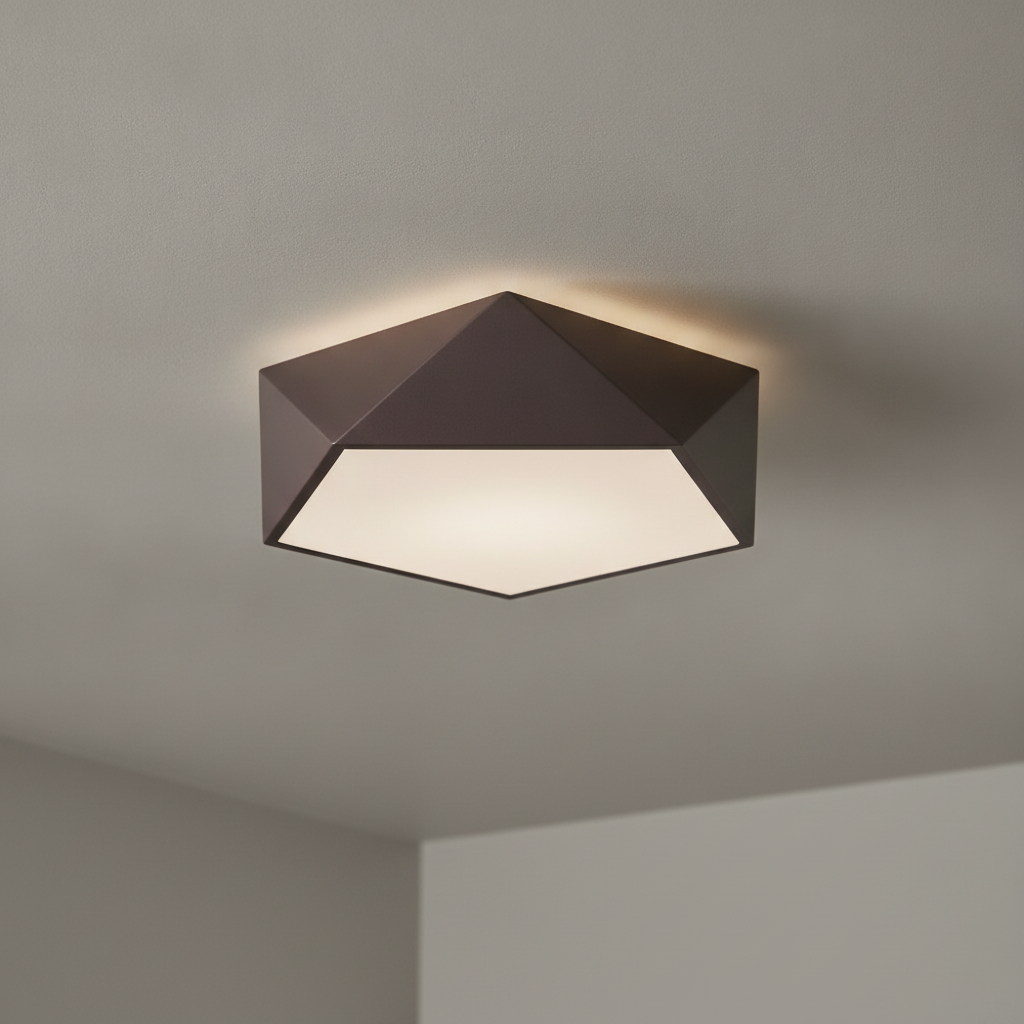 Lyora Design plafondlampDarius koffie bruin - 110519