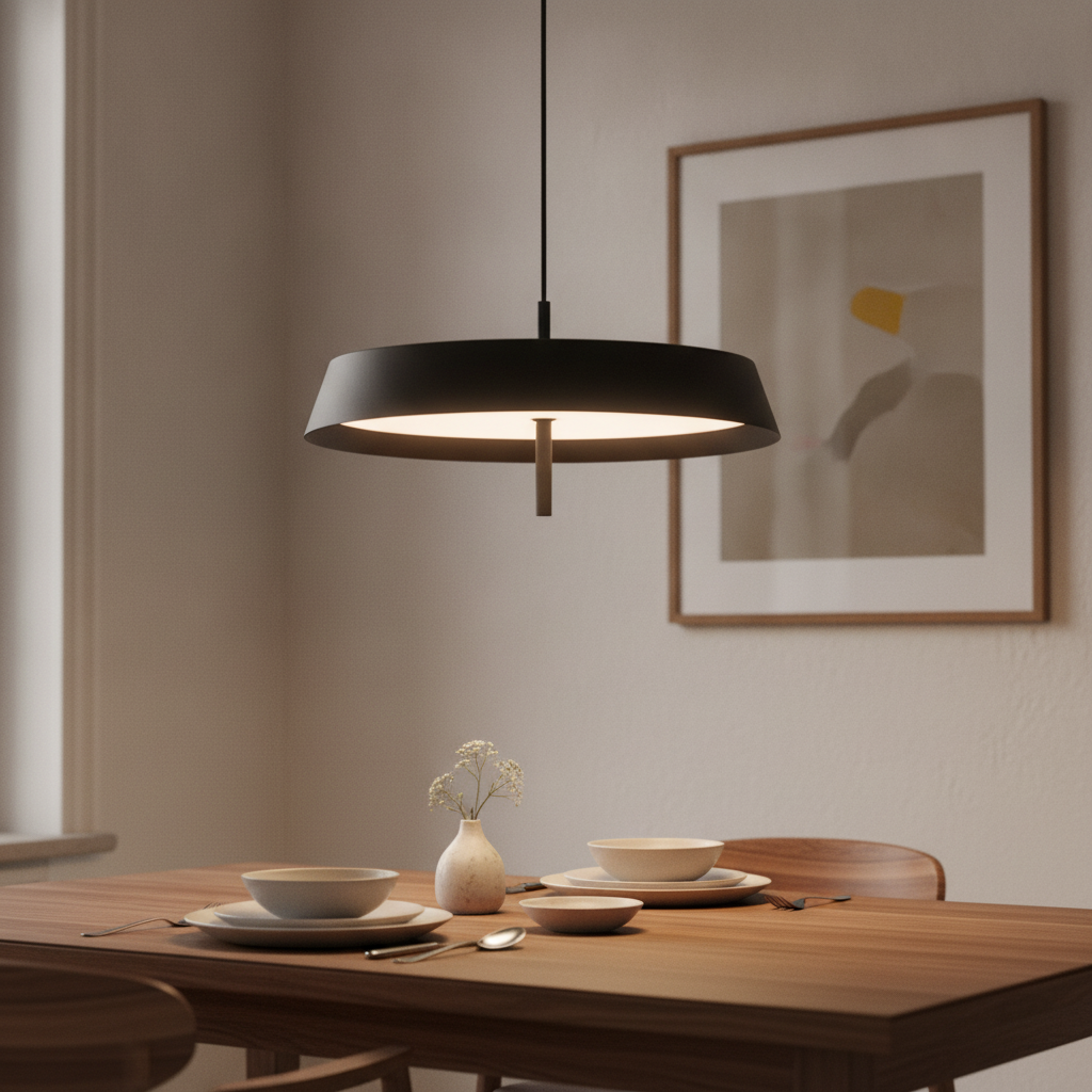 Lyora Strakke hanglampVelio zwart design - 9268049