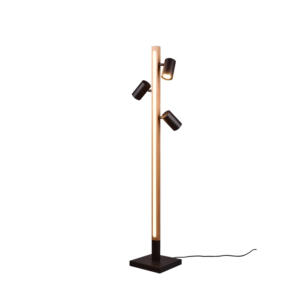 Trio Design vloerlampMarley zwart - 412510432