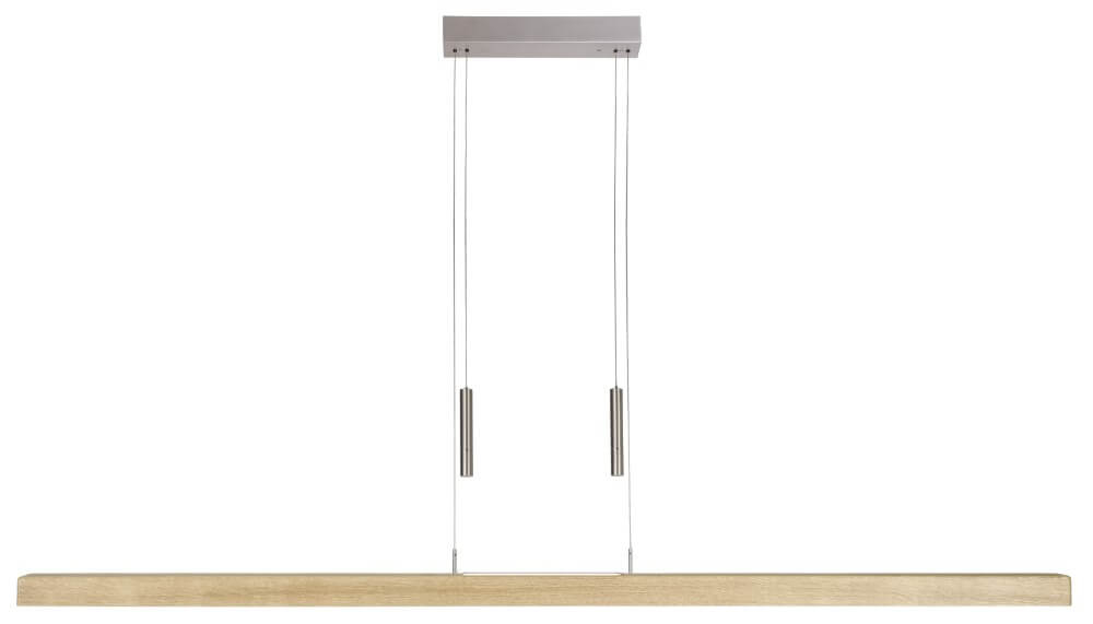 HerzBlut Hanglamp up & downLeonora 160 cm - oak nature - 10333UD afbeelding