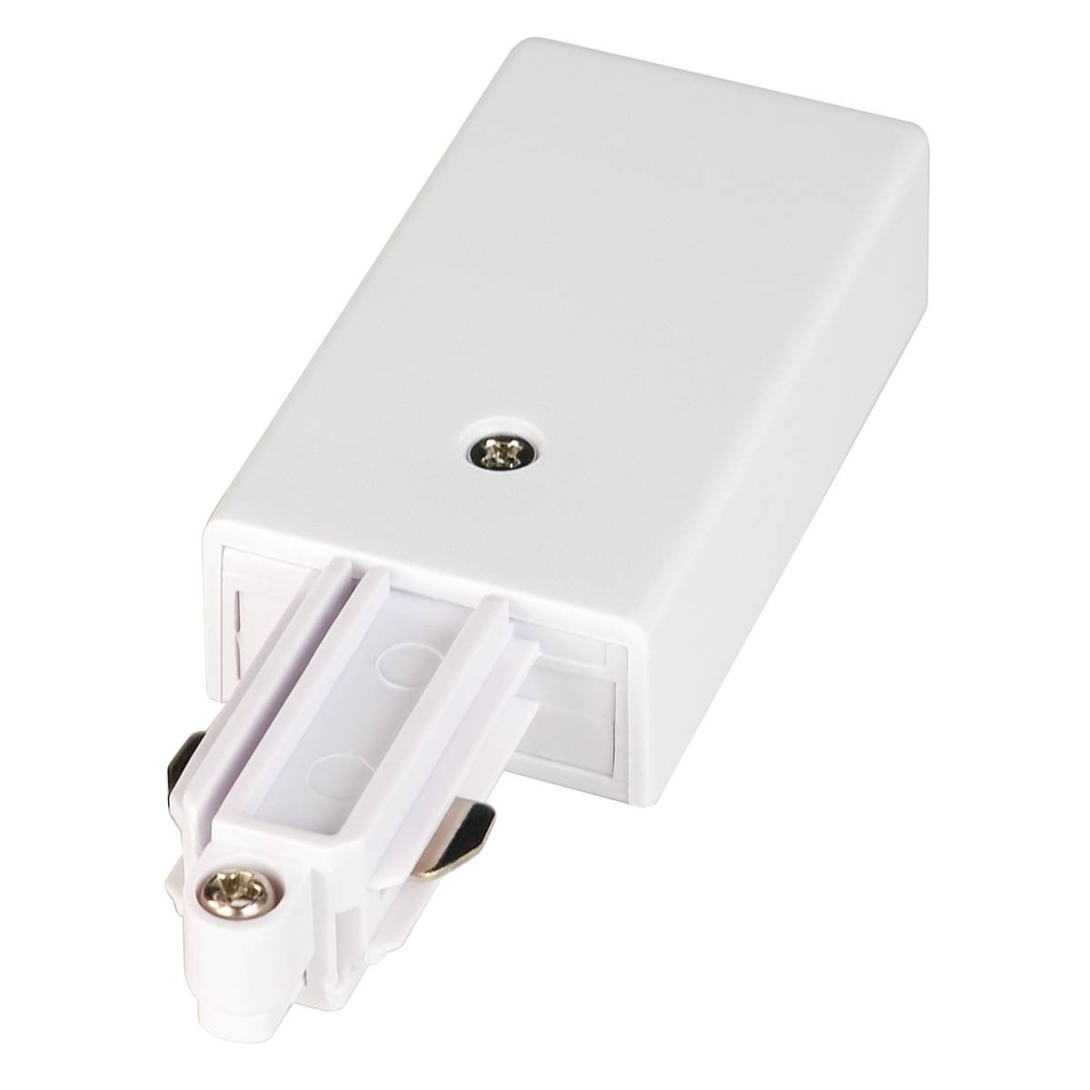 SLV 1-fase Supply 1 voeding aarde links wit - 143031