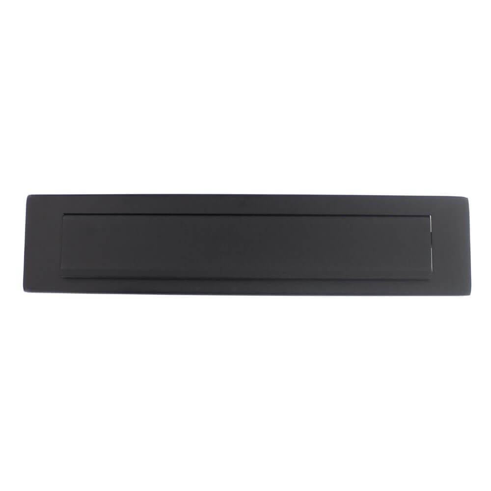 Intersteel Brievenbus met regenrandPosta recht zwart - 0023.400002