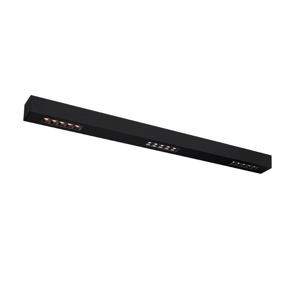 SLV PlafondlampQ-Line 100cm - 3000K zwart - 1000686