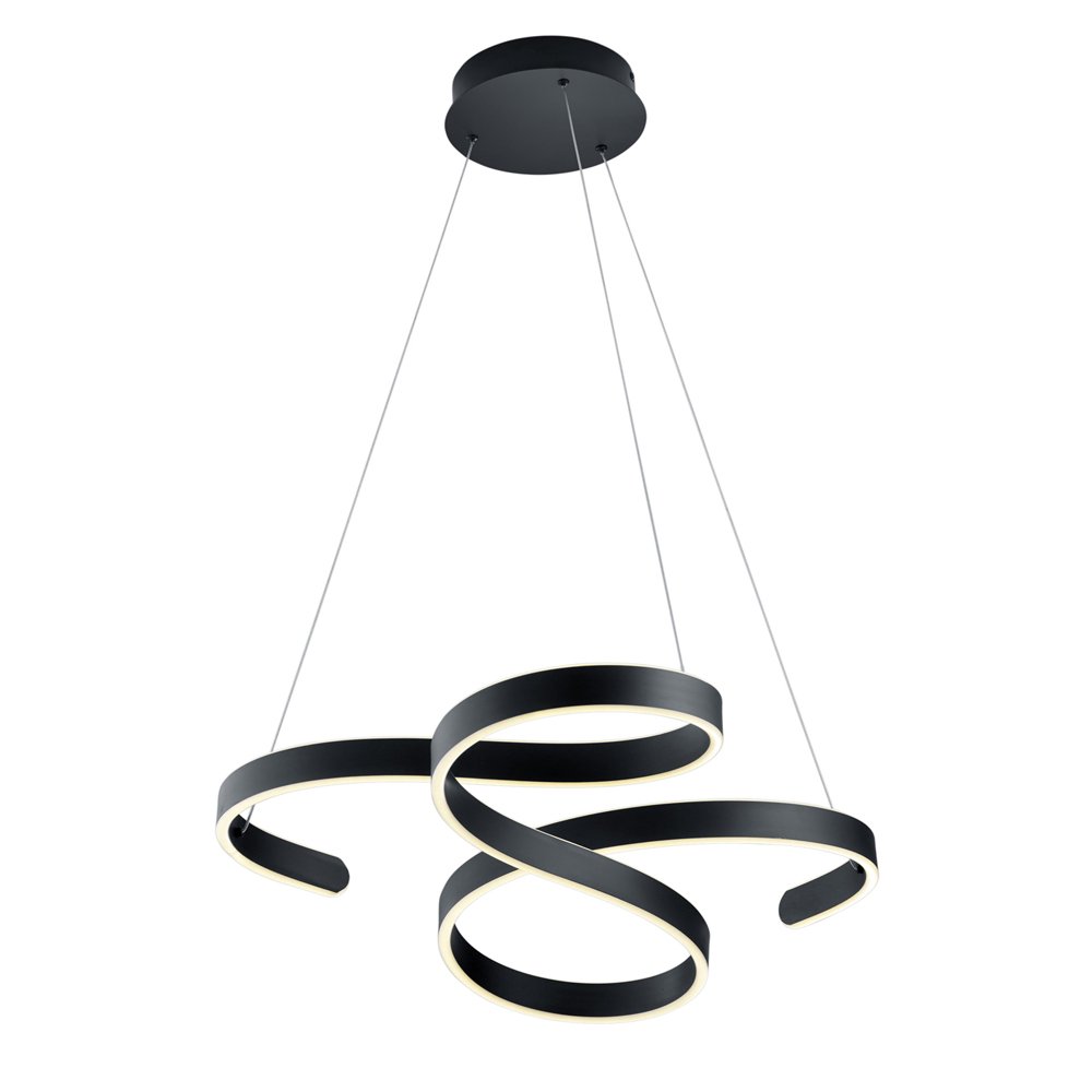 Trio Design hanglamp Francis Ø 72cm - antraciet - 371310142