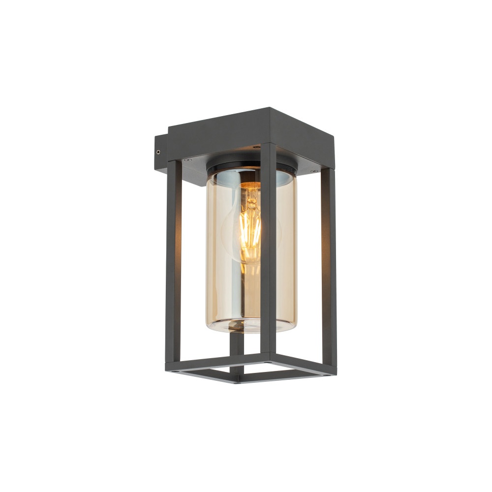 Lyora Strakke buitenlampAvila 1x E27 - antraciet - ILDEB085
