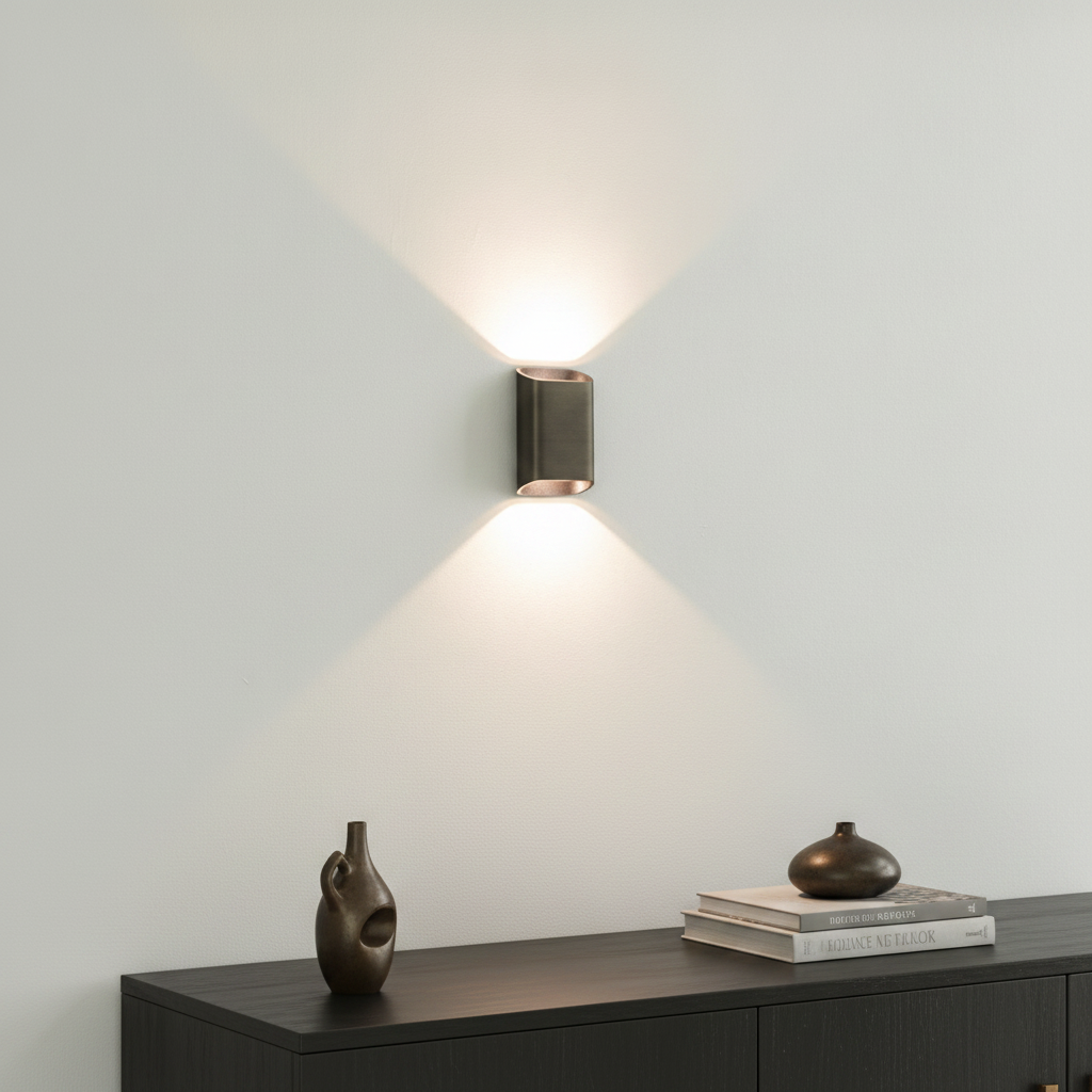 Artdelight WandlampDiaz S donker brons - WL DIAZ-S DAB