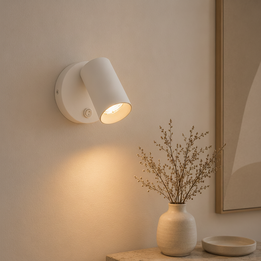 Lyora WandspotNet rond wit - 9011921