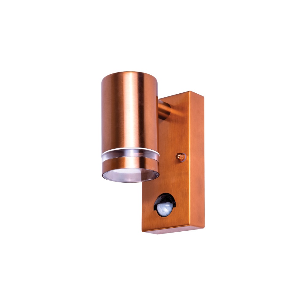 Lyora Wandspot met sensorOpden Roodkoper - 1x GU10 - ILDED046