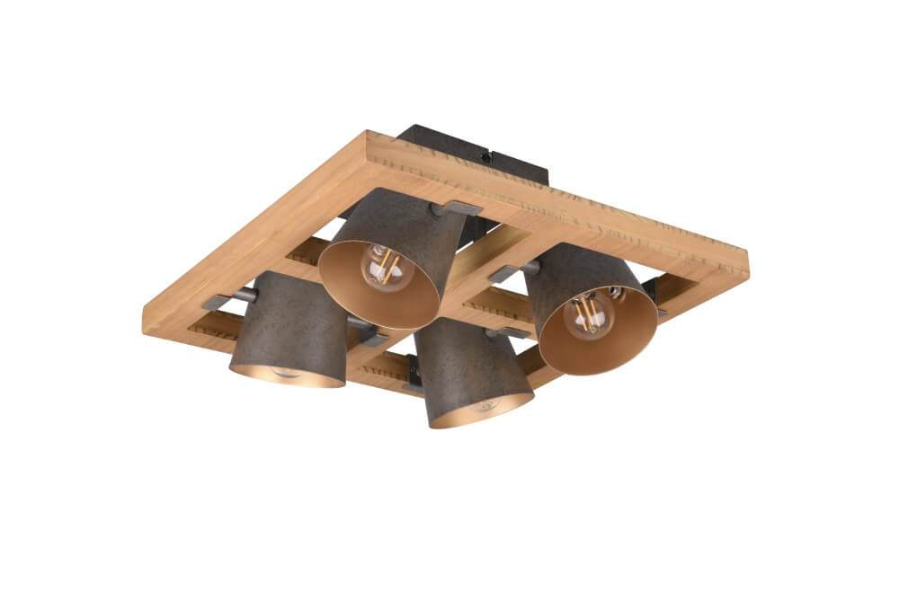 Trio Plafondlamp LandelijkBell - 601900467